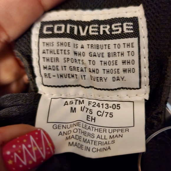 Converse Steel Toe Certified, Waterproof, Star Guard Shoes Size 4W/6W - Picture 16 of 16